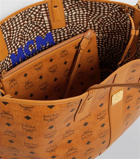 fake mcm tote bags|mcm reversible tote bag.